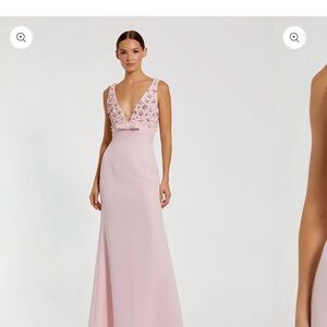 Elegant Pink Evening Gown
